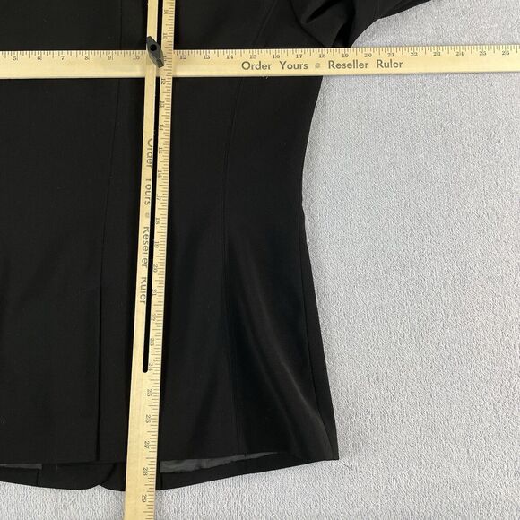 Caslon Career Blazer 3-Button Fully Lined Suit Jacket Sz 6 and Skirt Black Sz 10 - Picture 12 of 16